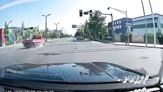 Speeding Truck Kills Wreckless Rider In China