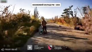 The killing of a Russian civilian by a drone