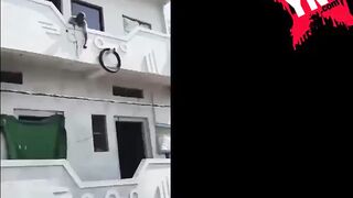 Man Electrocuted While Spitting Gutka From Balcony And Contacting Live Wire