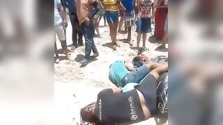Two guys shot dead on their motocycle