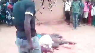 Brutal Murder With Machete In Eastern Congo (Classsic Video)