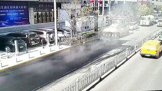 Wheelchair Bound Man Becomes One With The Pavement