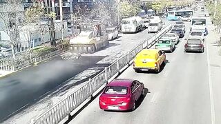 Wheelchair Bound Man Becomes One With The Pavement
