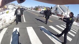Hartford Officer Fires on Man Advancing With a Knife