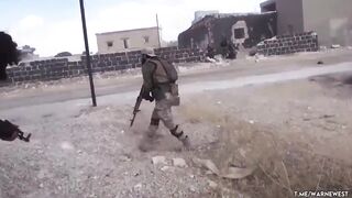 Soldiers recording their friends die