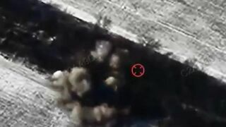 The moments when the UA eliminates Orcs positions, infantry and equipment
