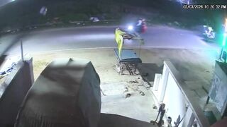 Street Vendor Gets Destroyed By Speeding SUV
