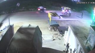 Street Vendor Gets Destroyed By Speeding SUV