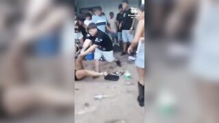 Drunk Guy Snaps and Shoots Two Women Right in the Middle of a Party Fight