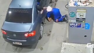 Armed Man Opens Fire from Car, Executes Gas Station Employee in Cold Blood