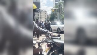 Thieves Burned Alive By Mob On A Busy Road In Kenya