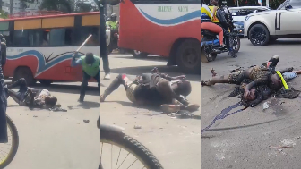 Thieves Burned Alive By Mob On A Busy Road In Kenya
