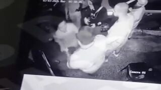 Bouncer Takes Down Armed Gangster with Headshot in Self-Defense at Club Door