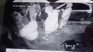 Bouncer Takes Down Armed Gangster with Headshot in Self-Defense at Club Door