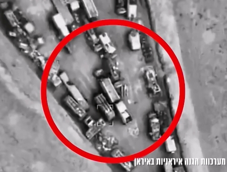 Israeli destruction of Iranian anti-aircraft missile systems near Tehran