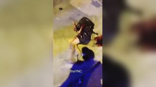 Bad Luck Thug Accidentally Detonates Himself
