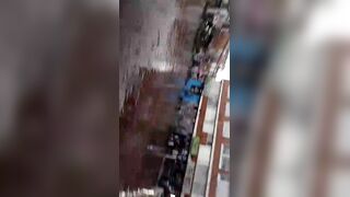 Homeless Man Gets Beaten For Collecting Garbage In Front Of Business In Colombia