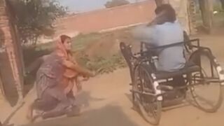 Bitch Found An Easy Target, Lol