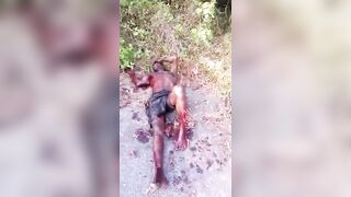 Two Cable Thieves Enjoy Their Last Day In Nigeria