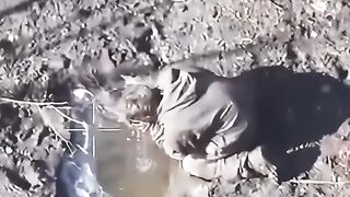 Even muddy water tastes good in war