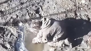 Even muddy water tastes good in war