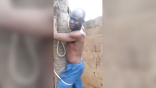 Village Chief Flogged For Stealing Community Money