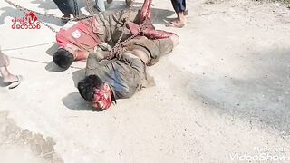 Classic Video Of Two Myanmar Militants Burned Alive By Rebels