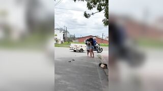Wife Beats Husband's Mistress, Then Husband Joins In and Attacks Her Too