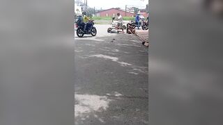 Wife Beats Husband's Mistress, Then Husband Joins In and Attacks Her Too