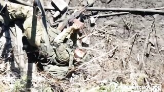 A grenade exploded right next to the Russian’s head