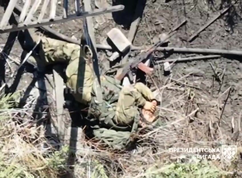 A grenade exploded right next to the Russian’s head