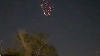 Iran's first strike on Israel with a ballistic missile with a cluster warhead