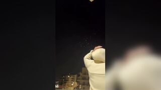 Iran's first strike on Israel with a ballistic missile with a cluster warhead