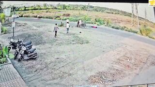 Two bikes collide violently, one dies in India