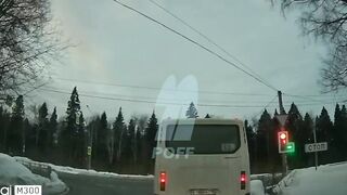 In the Moscow region, a truck struck a minibus packed with people