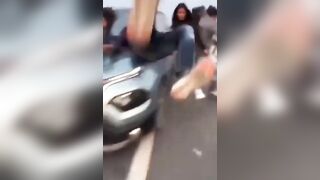 In India, a group of TikTokers decided to post TikTok on the highway