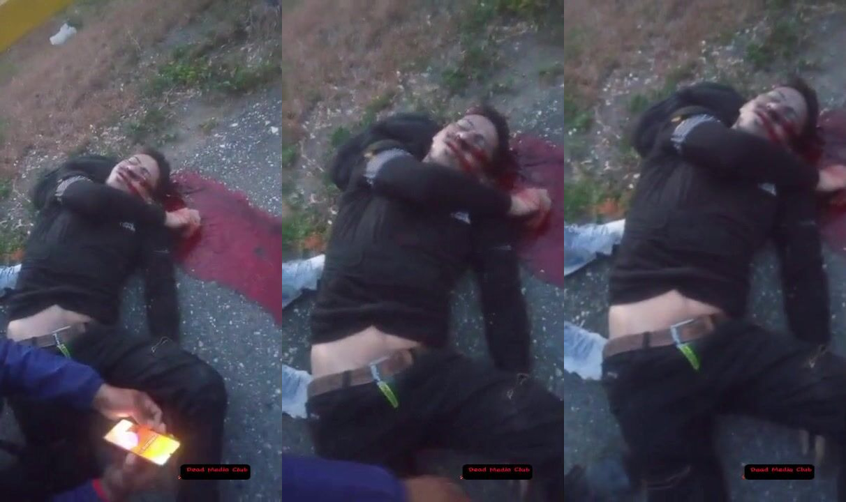 One less biker, one more dent for the scenery