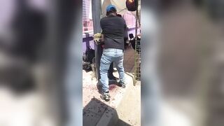Thief Lynched by Angry Market Sellers: Tied Up and Beaten Beyond Recognition