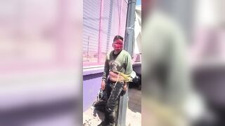 Thief Lynched by Angry Market Sellers: Tied Up and Beaten Beyond Recognition