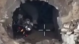 Orc tried to lift an unexploded drone that was stuck near his hideout