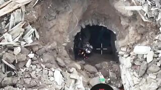 Orc tried to lift an unexploded drone that was stuck near his hideout