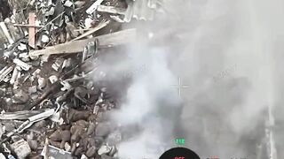 Orc tried to lift an unexploded drone that was stuck near his hideout