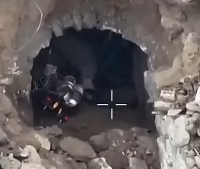 Orc tried to lift an unexploded drone that was stuck near his hideout