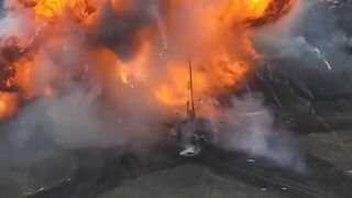 A strenuous fire show from SvinoGrad