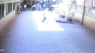 Library Peon, at Meet with College Principal, Jumps from 4th Floor; Tragedy on CCTV