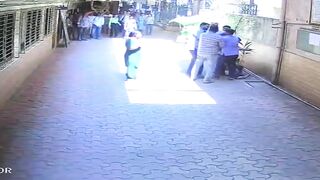 Library Peon, at Meet with College Principal, Jumps from 4th Floor; Tragedy on CCTV