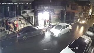 Masked Gunmen Unleash Chaos: Intense Shootout and Armed Robbery at Jewelry Store