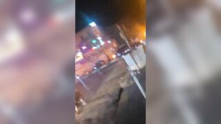 The moment of the Tehran gas pipeline explosion was captured on video