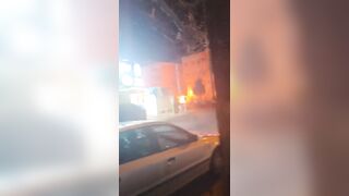 The moment of the Tehran gas pipeline explosion was captured on video