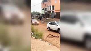 Wasted Woman Plays With Herself Fully Naked In Public